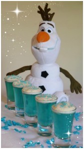 You may also like: Frozen themed Ice and snow jelly shots